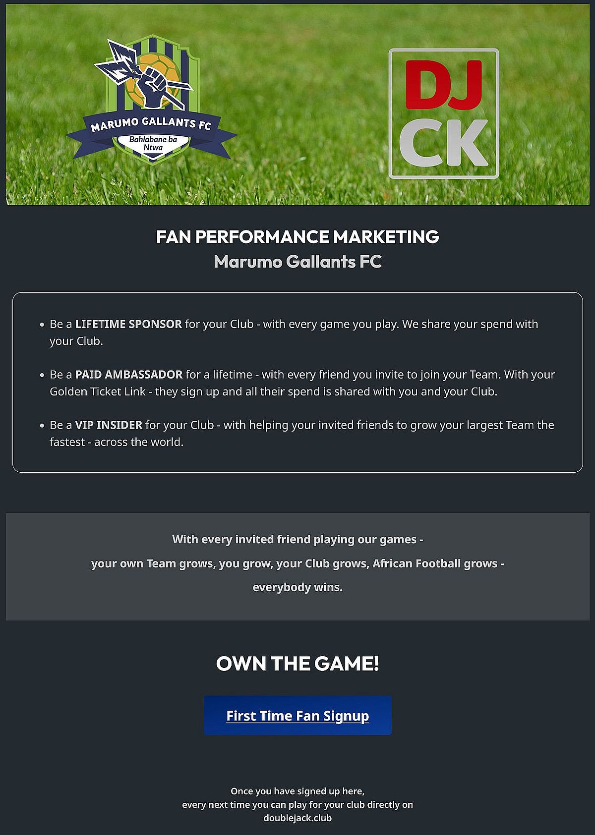 Example Landing Page